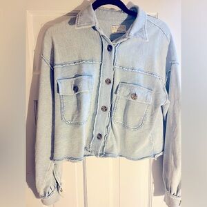 Z Supply Cropped Button-Up